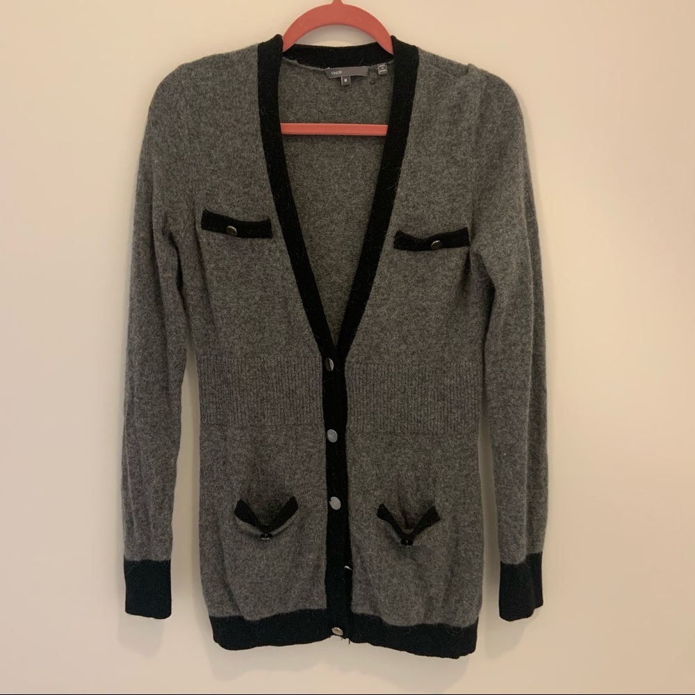Vince Cashmere Blend Cardigan